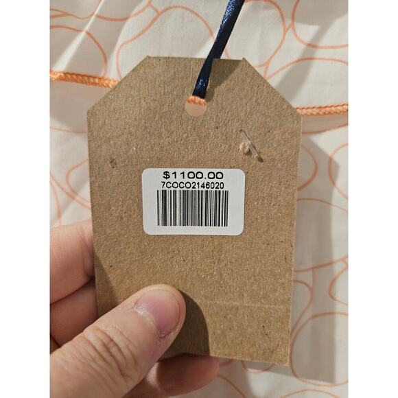 Coco Au Lait White Orange Bertha Collar Balloon Skirt Size 2T NWT - Picture 4 of 6